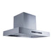 Proline 36 Inch PLSW 755FSCU Wall Mounted 550 CFM Stainless Steel Range Hood Side