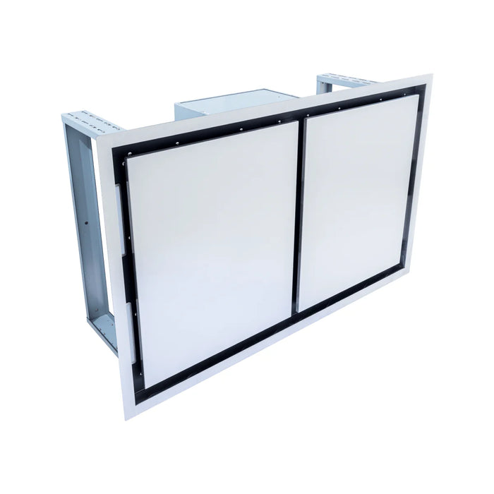 Proline 42 Inch Ceiling Flush 1200 CFM Stainless Steel Range Hood Side