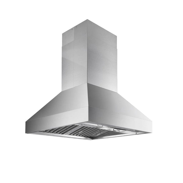 Proline 42 Inch PLJI 103 Island 1200 CFM Stainless Steel Range Hood Side