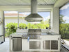Proline 42 Inch PLJI 103 Island 1200 CFM Stainless Steel Range Hood Installed