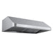 Proline 42 Inch PLJW 121 Undercabinet Stainless Steel Range Hood Side