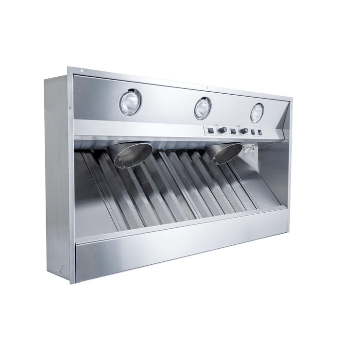 Proline 46 Inch ProV Variable CFM Stainless Steel Range Hood Insert Side