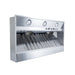Proline 46 Inch ProV Variable CFM Stainless Steel Range Hood Insert Side