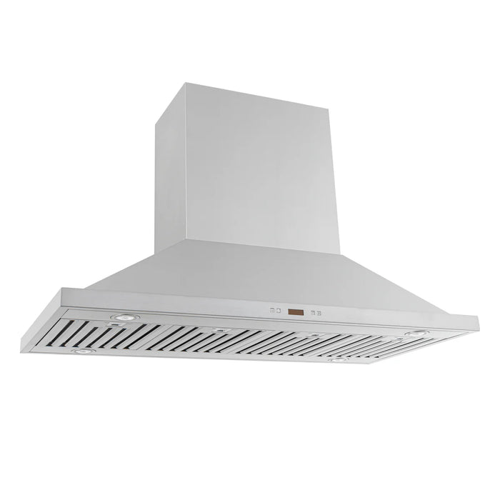 Proline 48 Inch PLFI 520 Island 1100 CFM Stainless Steel Range Hood Side