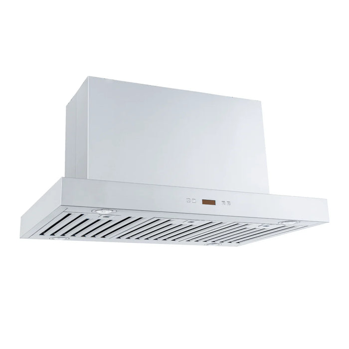 Proline 48 Inch PLFI 750 Island 1100 CFM Stainless Steel Range Hood Side