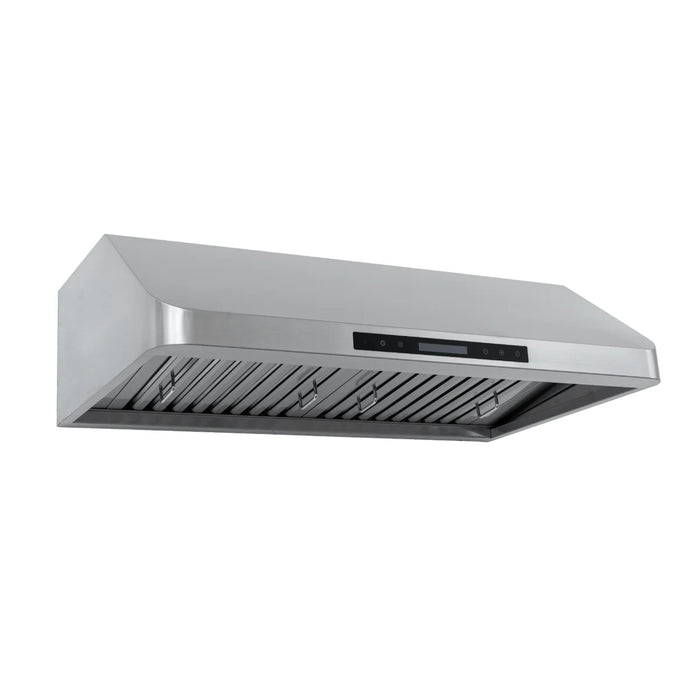 Proline 48 Inch PLJW 113 Undercabinet 900 CFM Stainless Steel Range Hood Side