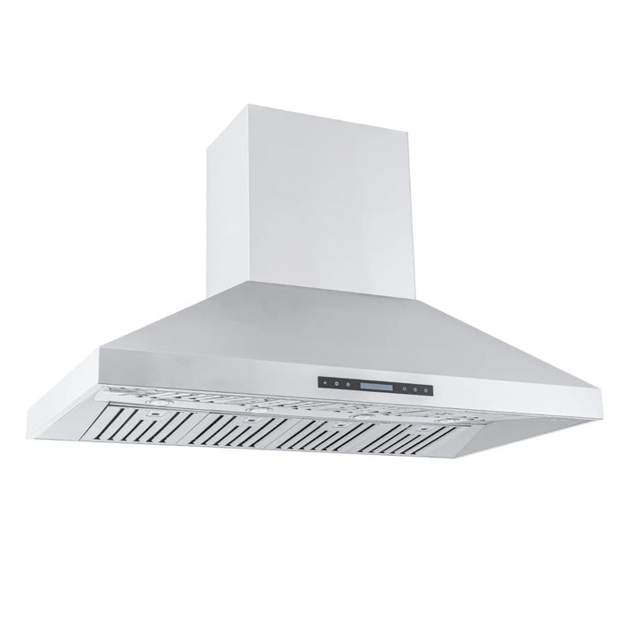 Proline 48 Inch ProS Island 1800 CFM Stainless Steel Range Hood Side
