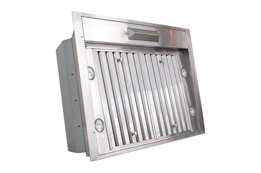 Proline 52 Inch PLJL Hurricane 600/1200 CFM Stainless Steel Range Hood Insert Side