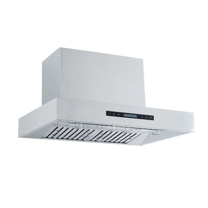 Proline 54 Inch PLFW 755 Wall Mounted 1100 CFM Stainless Steel Range Hood Side