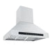Proline 54 Inch PLJI 102 Island 1200 CFM Stainless Steel Range Hood Side