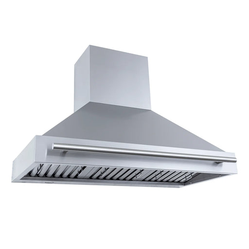 Proline 54 Inch PLJW 104 Signature Series Wall Mounted 1200 CFM Stainless Steel Range Hood Side