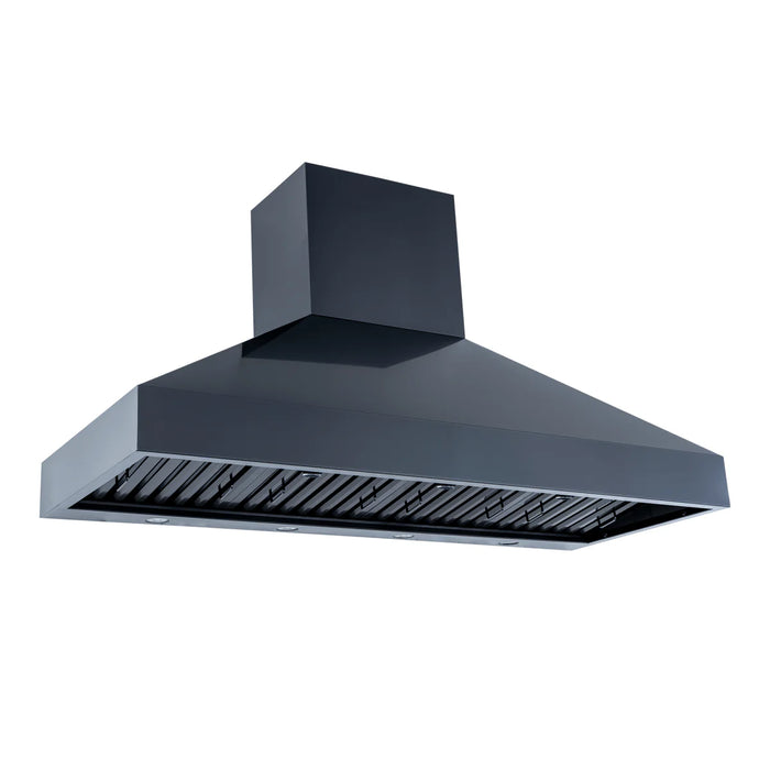 Proline 54 Inch PLJW 104 Wall Mounted 1200 CFM Stainless Steel Range Hood Side