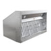 Proline 58 Inch PLFL 832 1000 CFM Stainless Steel Range Hood Insert Side