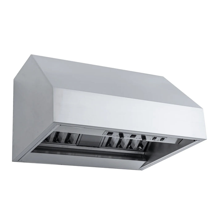 Proline 60 Inch ProV Undercabinet Variable CFM Stainless Steel Range Hood Side