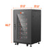 Rich SolarRich Solar ALPHA 5 PRO Battery Server Rack | 6-Slot Enclosed Battery Cabinet | Includes Wheels &amp; 600A Bus Bar Covers | Pre-assembled Dimensions