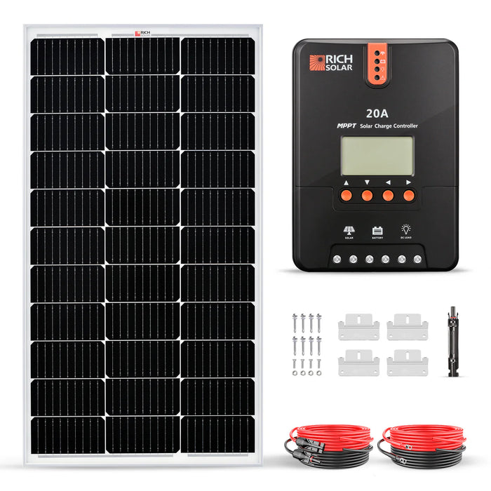 Rich Solar 100 Watt Solar Kit
 Main