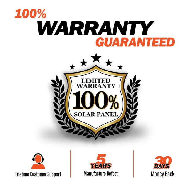 Rich Solar 200 Watt Complete Solar Kit Warranty