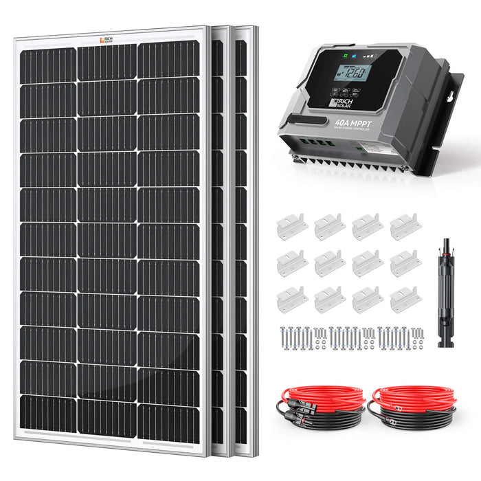 Rich Solar 300 Watt Solar Kit Main