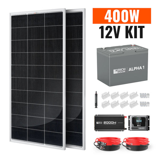 Rich Solar 400 Watt Complete Solar Kit Main