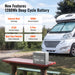 Rich Solar ALPHA 1 | 12V 100Ah LiFePO4 Battery | Powerful 12V Lithium Battery for RVs, Trailers, Vans, Boats, Off-Grid | 5,000 Lifetime Cycles | Bluetooth and Internal Heat Technology Features