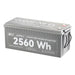 Rich Solar ALPHA 2 | 12V 200Ah LiFePO4 Battery | Powerful 12V Lithium Battery for RVs, Trailers, Vans, Boats, Off-Grid | 5,000 Lifetime Cycles | Bluetooth and Internal Heat Technology Side