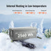 Rich Solar ALPHA 4 | 24V 100Ah LiFePO4 Battery | Powerful 24V Lithium Battery for RVs, Trailers, Vans, Boats, Off-Grid | 5,000 Lifetime Cycles | Bluetooth and Internal Heat Technology Heat Temp.