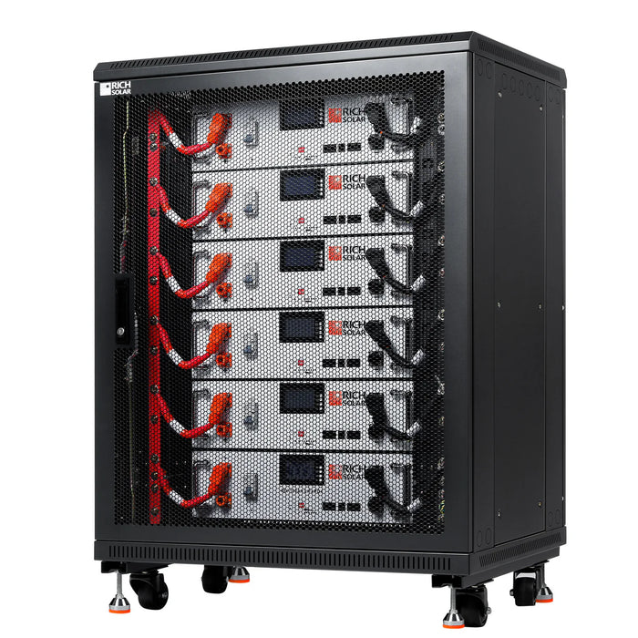 Rich Solar ALPHA 5 Battery Server Rack wirth Battery