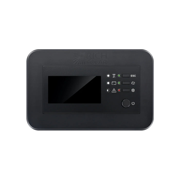 Rich Solar Inverter Remote Control with LCD & Bluetooth | Bypass Mode & Smart Charging | Compatible with NOVA SWITCH & NOVA SUPERCHARGER Series Inverters Control