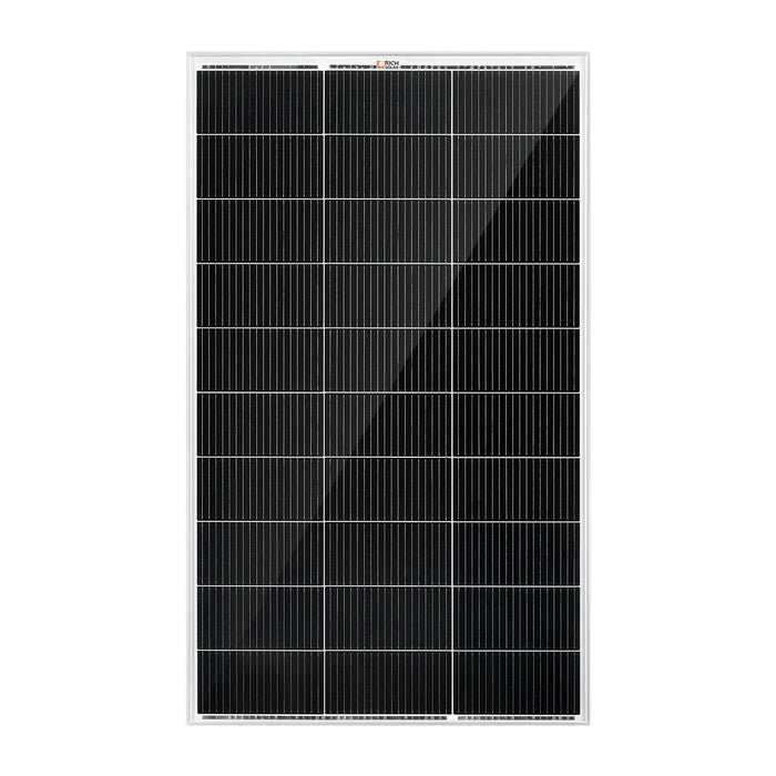 Rich Solar MEGA 150 | 150 Watt Solar Panel | Lightweight 12V Off-Grid Solar Panel for RVs, Cabins, Boats | 25-Year Output Warranty Front