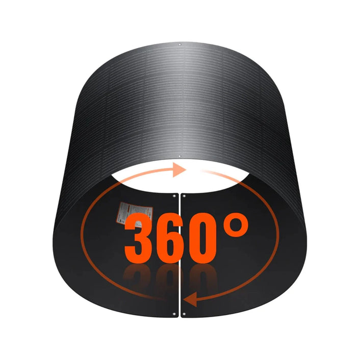 Rich Solar MEGA 200 FLEX PRO | 200W 24V Flexible Solar Panel | 360° Bendable, IP68 Waterproof, for RV Roofs, Marine, Off-Grid, and Overland Systems 360