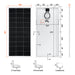 Rich Solar MEGA 200 MAX | 200 Watt 24 Volt Solar Panel | Premium 24V Off-Grid Solar Panel for RVs, Trailers, Cabins | 25-Year Output Warranty | UL Certified Dimensions