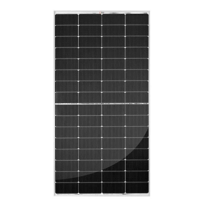 Rich Solar MEGA 250 Silver | 250 Watt Solar Panel | Premier 12V Off-Grid Solar Panel for RVs, Vans, Boats | 25-Year Output Warranty Front