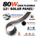 Rich Solar MEGA 80 FLEX | 80 Watt CIGS Flexible Solar Panel | Premium 12V Flexible Panel for Vans, RVs, Boats | High Efficiency 80W