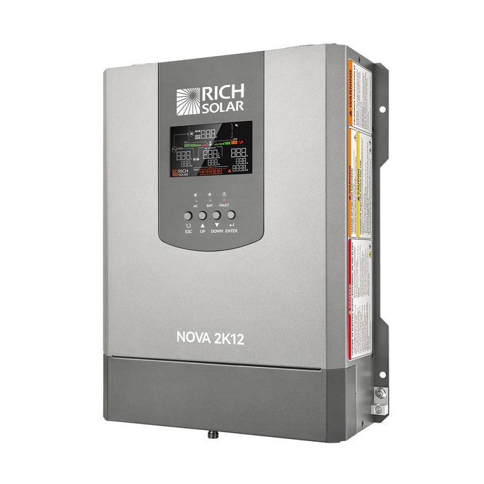 Rich Solar NOVA 2K12 | 2000W 12V Pure Sine Wave Inverter with Built-in Transfer Switch Main