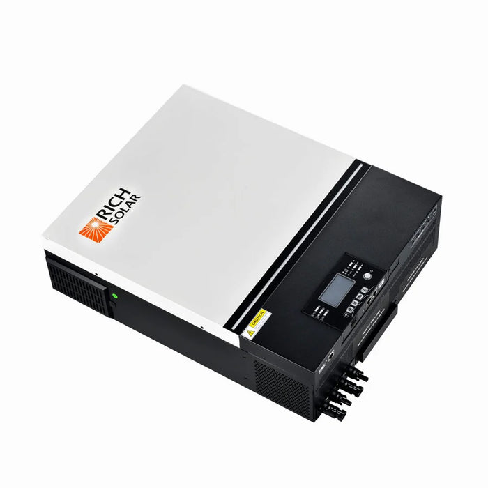 Rich Solar NOVA 6548 | 6500 Watt (6.5kW) | 48 Volt Off-Grid Hybrid Solar Inverter Right Angle