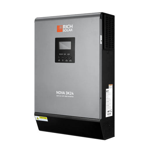 Rich Solar NOVA MAX 3K | 3000 Watt (3kW) | 24 Volt Off-Grid Hybrid Solar Inverter Main