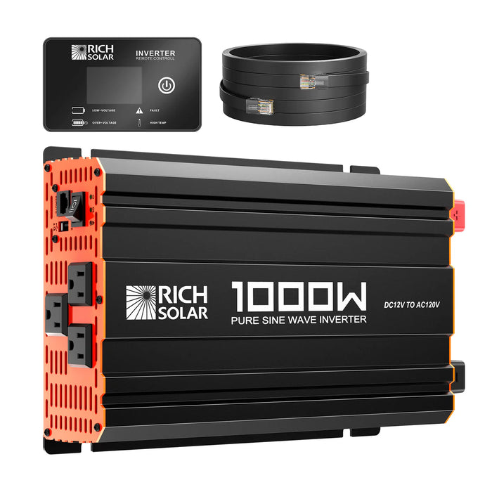 Rich Solar NOVA PURE 1K | 1000 Watt (1kW) | 12 Volt Industrial Pure Sine Wave Inverter Accessories