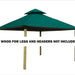 Riverstone Industries ACACIA AGK14-SD 14 sq. ft. Gazebo Roof Framing And Mounting Kit with Sundura Canopy Teal