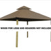 Riverstone Industries ACACIA AGOK12 12 sq. ft. Gazebo Roof Framing And Mounting Kit with Outdura Canopy Linen