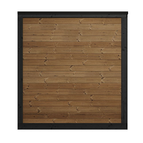 SaunaLife GL4 Outdoor Sauna Kit - Garden Luxury-Series Outdoor DIY Sauna Kit, Thermo-Spruce, up to 4 Persons Bsck