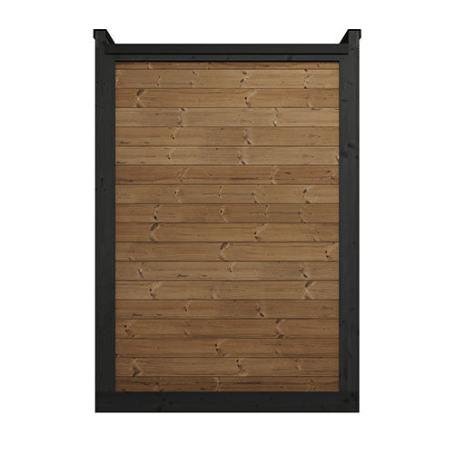 SaunaLife GL4 Outdoor Sauna Kit - Garden Luxury-Series Outdoor DIY Sauna Kit, Thermo-Spruce, up to 4 Persons Back