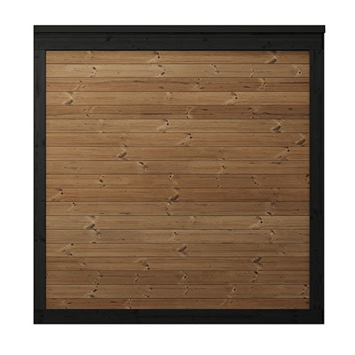 SaunaLife GL6 Outdoor Sauna Kit - Garden Luxury-Series Outdoor DIY Sauna Kit, Thermo-Spruce, up to 6 Persons Back