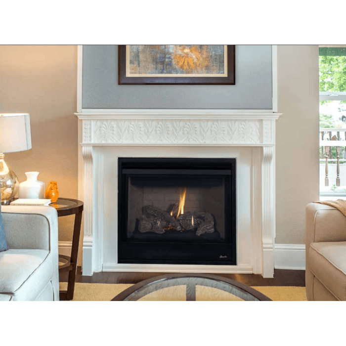 Superior DRT2000 Series 35 Inch Traditional Direct Top Vent Natural Gas Fireplace in Millivolt Ignition