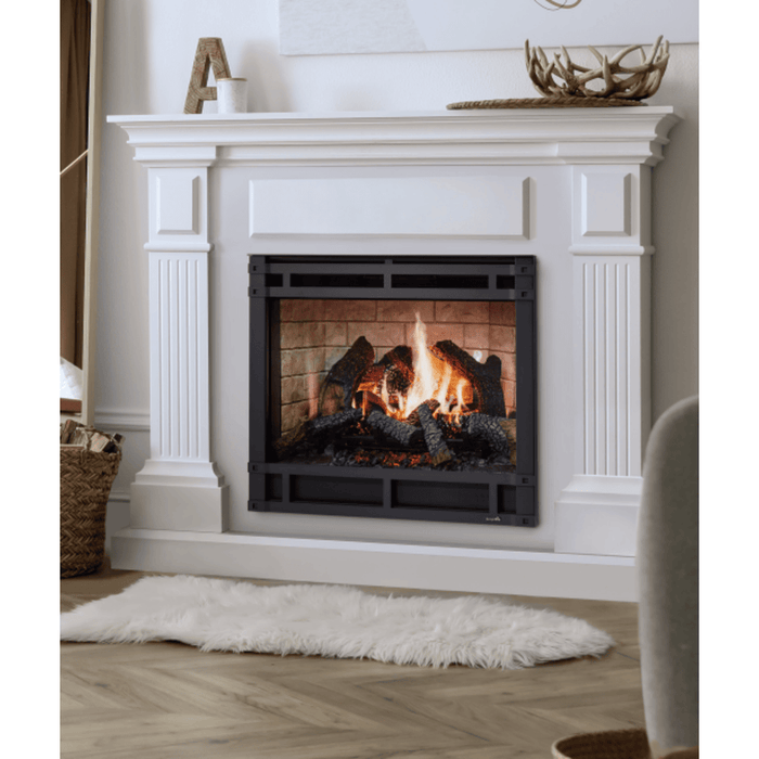 SimpliFire 36 Inch Inception Built-In Electric Fireplace Mantle