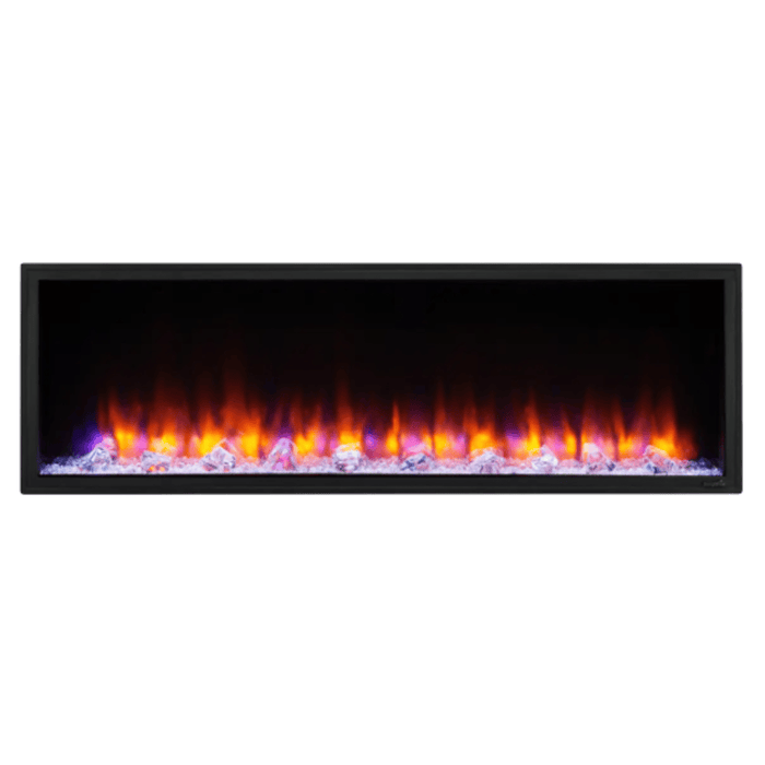 SimpliFire 55 Inch Scion Linear Built-In Electric Fireplace Front