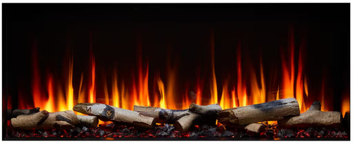 SimpliFire 78 Inch Triton Linear Built-In Electric Fireplace Logs