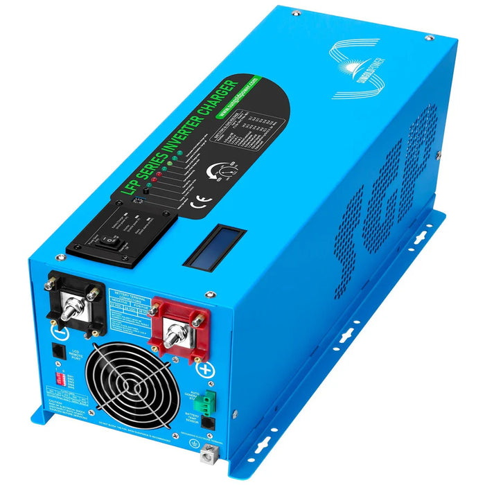 SunGoldPower 3000W DC 24V Pure Sine Wave Inverter with Charger Side