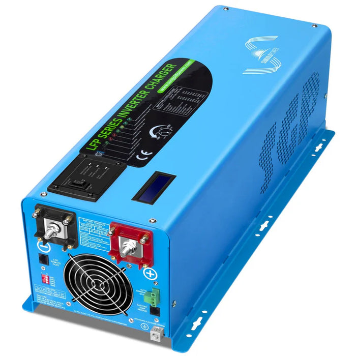 SunGoldPower 4000W DC 24V Split Phase Pure Sine Wave Inverter with Charger Side