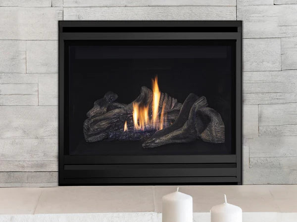 Superior DRC3000 Series Mid-Size Contemporary Top/Rear Direct Vent Natural Gas Fireplace in Electronic Ignition