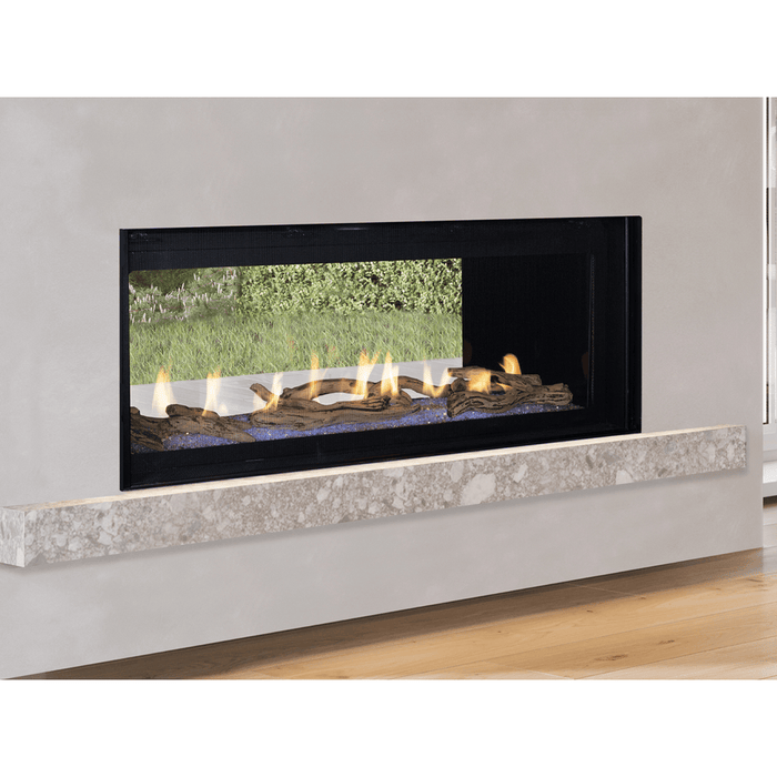 Superior DRL6000 Series Linear Contemporary Direct Vent Natural Gas Fireplace in Electronic Ignition